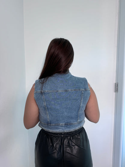 Denim blue TOP